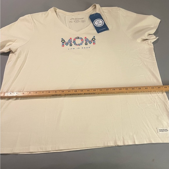 Life Is Good Crusher Wildflower Mom Yellow Women XXXL Shirt, new with tag - Picture 10 of 10